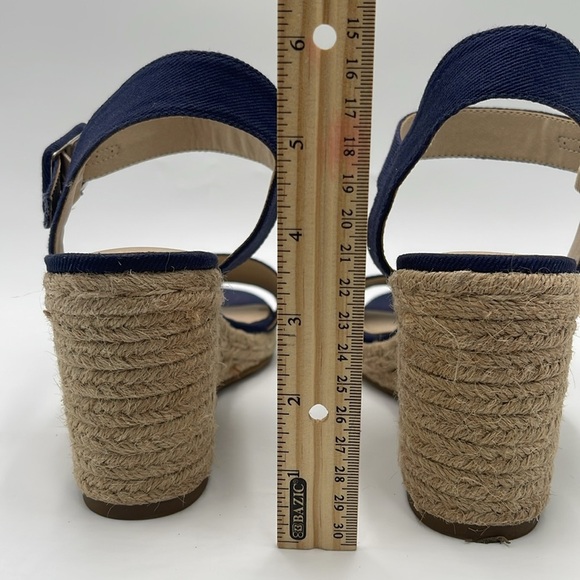 Life Stride Tango Wedge Sandal - Women’s Size 10 Navy Blue - Picture 5 of 11